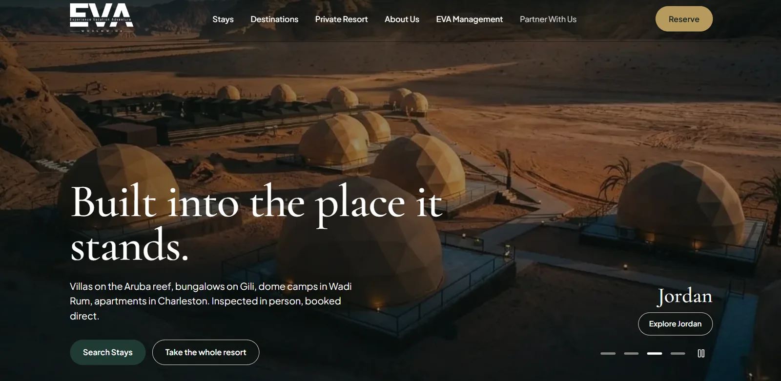 EVA Worldwide Resorts screenshot